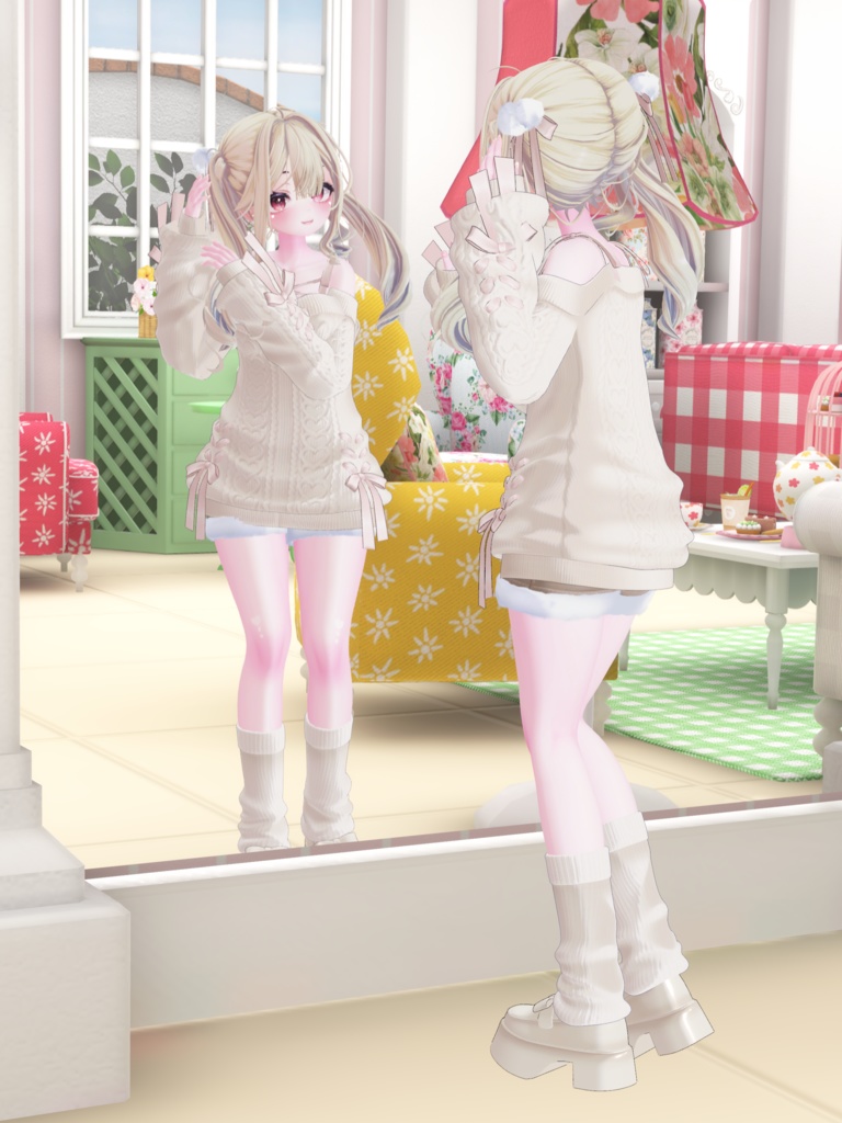 【39アバター対応】あいされりぼんにっと