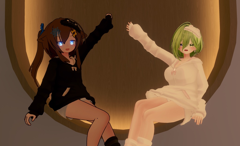 【33アバター対応】ねむねむくまさんるーむうぇあ【発売記念セール中】