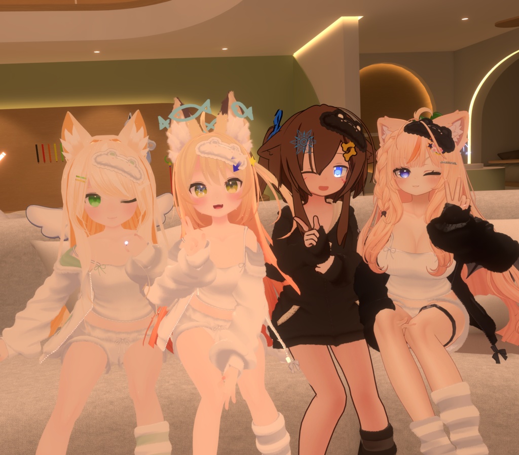 【33アバター対応】ねむねむくまさんるーむうぇあ【発売記念セール中】