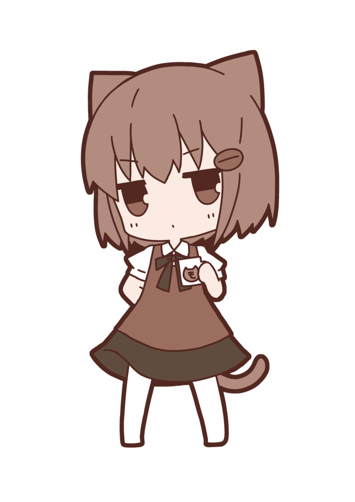 モカのラバーストラップ