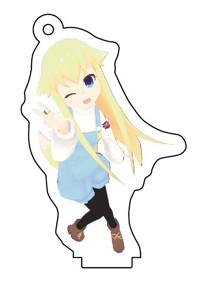 うつつちゃんのアクリルキーホルダー