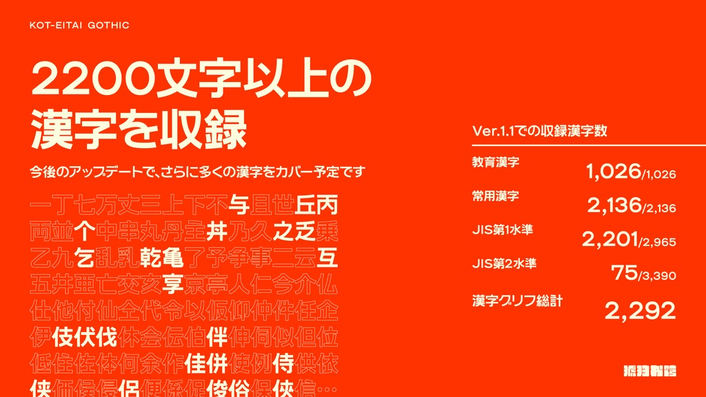 【フリーフォント】永代ゴシック