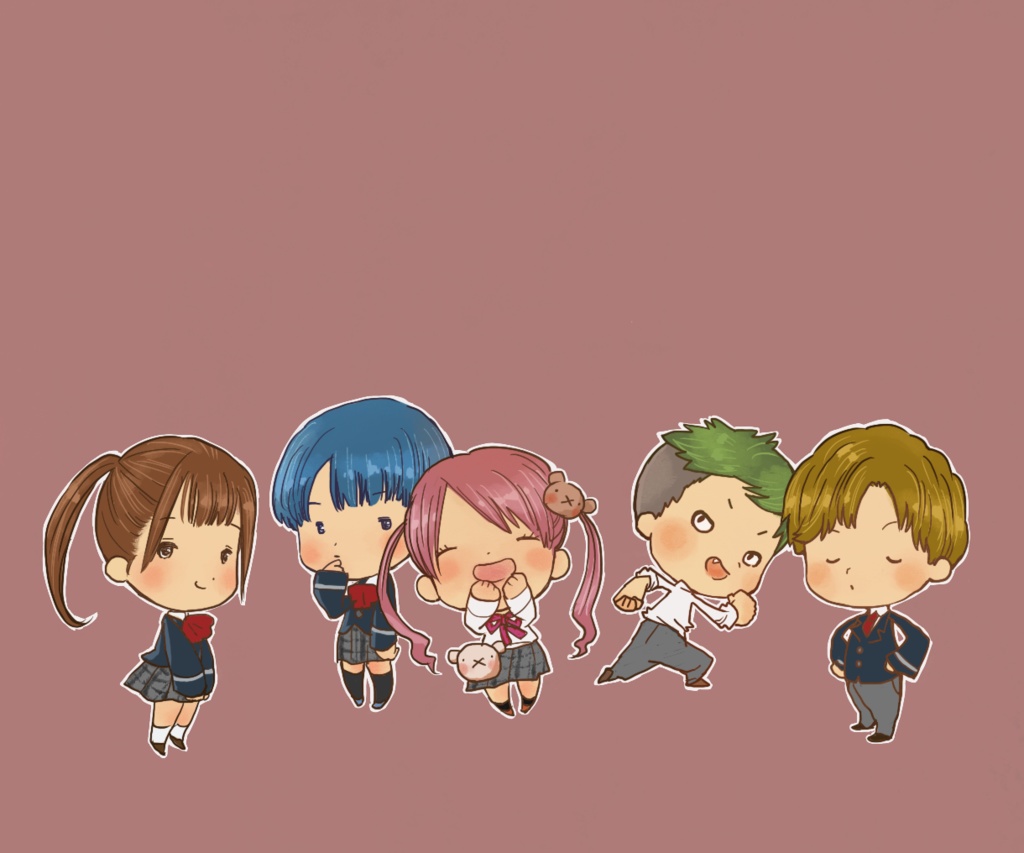 デフォルメのほっこりかわいいアイコン描きます