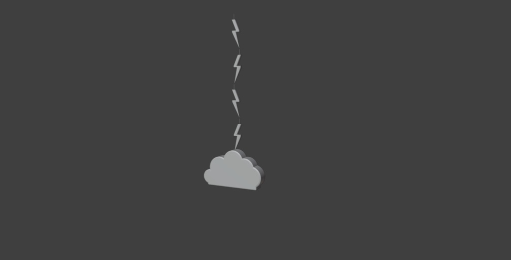 雨模様なイヤリング