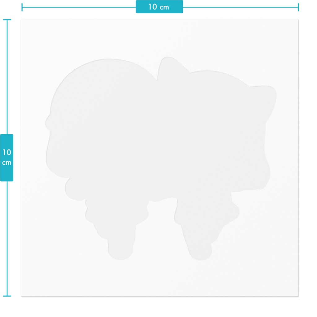しゅいろさんと藍ちゃんの仲良しおでかけステッカー