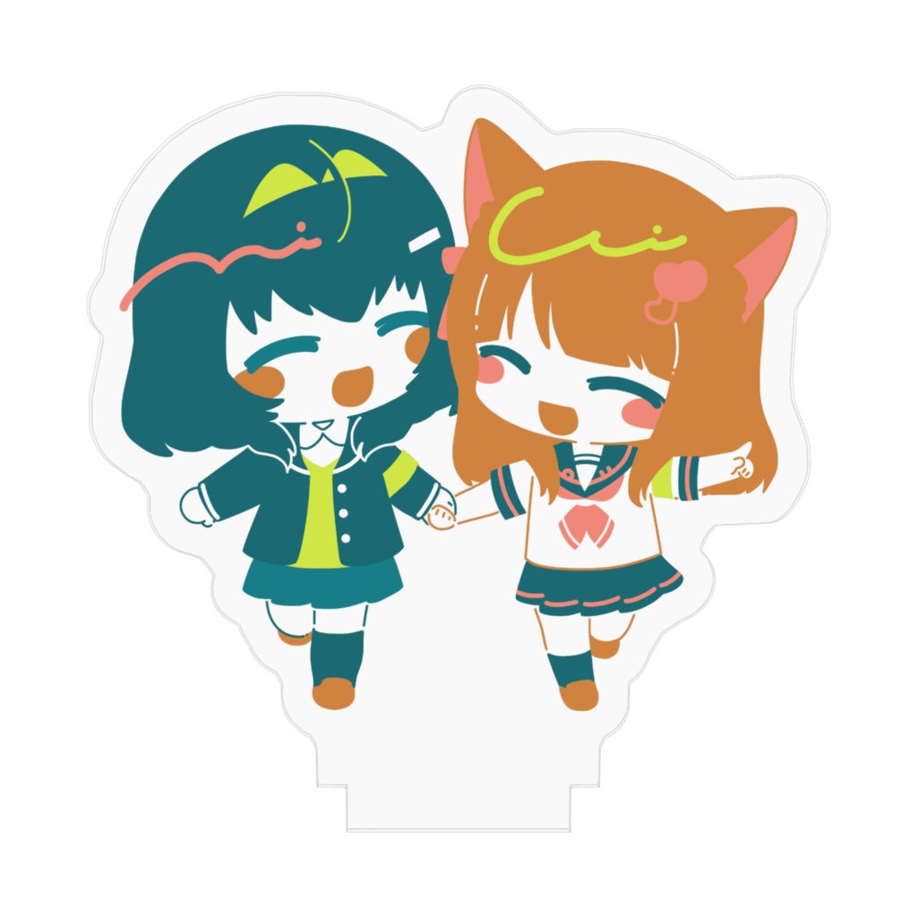 しゅいろさんと藍ちゃんの仲良しおでかけアクリルフィギュア