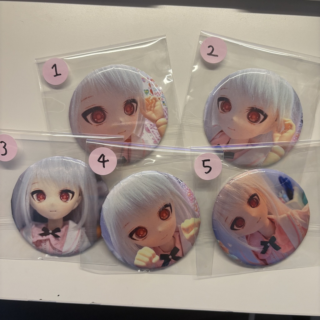 ガーベラちゃん缶バッジ