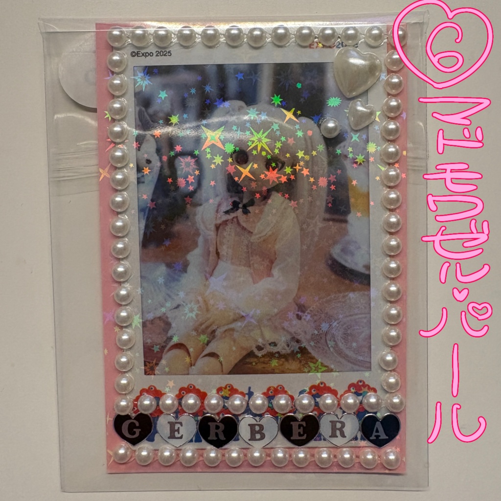 ガーベラちゃんデコチェキ