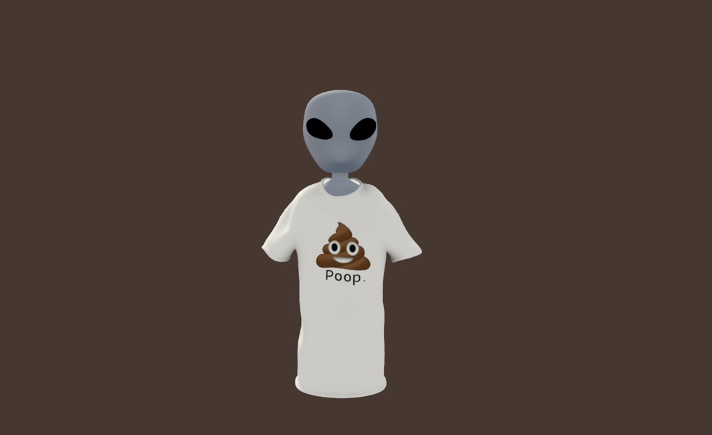 Assimilator - Poop Shirt 3Dモデル