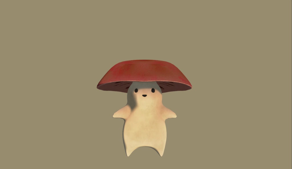 Little Mushroom Person 3Dモデル