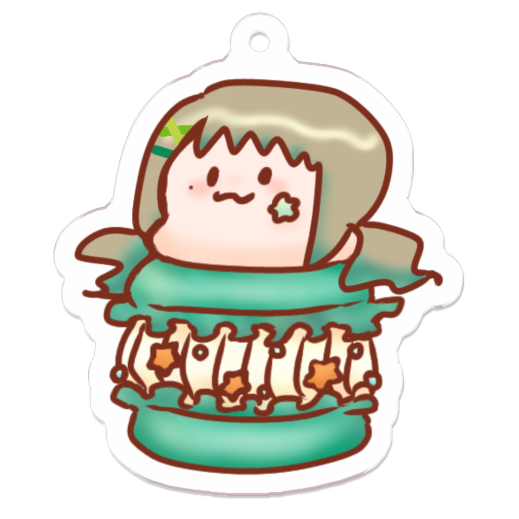 マカロンなゆちゃんキーホルダー