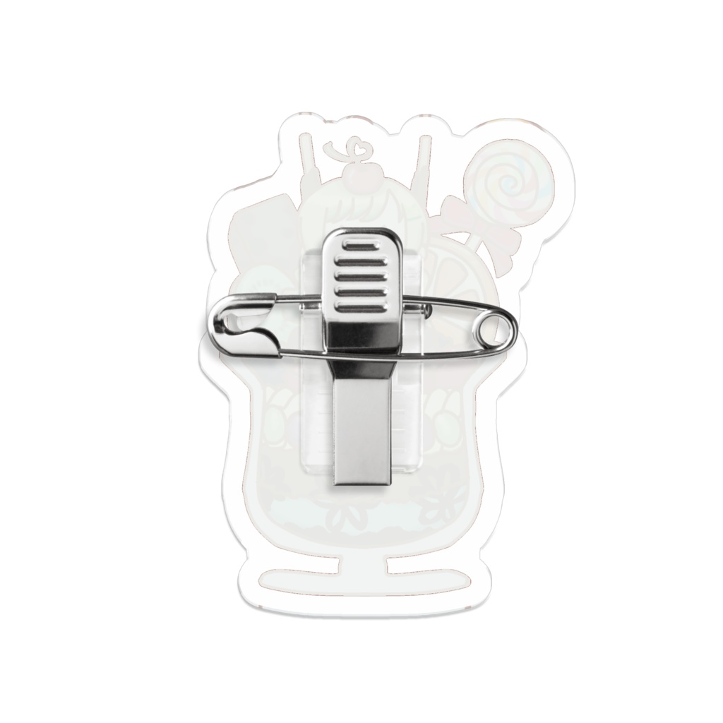 なゆちゃんアクリルクリップピン