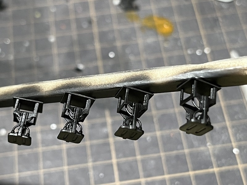 ATS車上子4ヶセット:HOゲージ汎用部品(3Dパーツ)