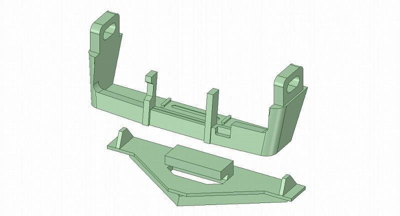 K社 HO キハ65スカート1ヶ