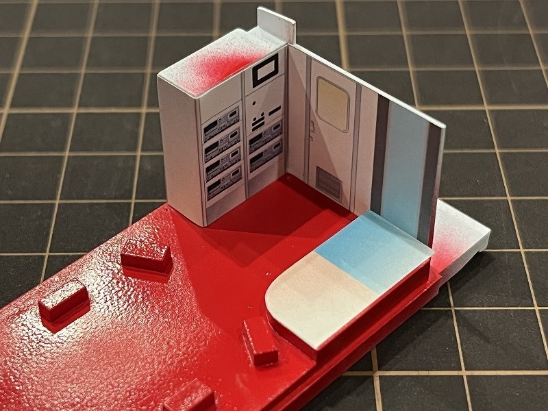 トラム社 HO ユーロライナー内装シール(登場時)とカーテン、枕カバーシール