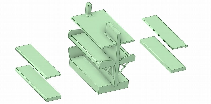 T社 HO オハネフ12向け 車内寝台セット