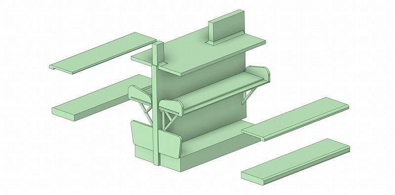 T社 HO オハネフ12向け 車内寝台セット