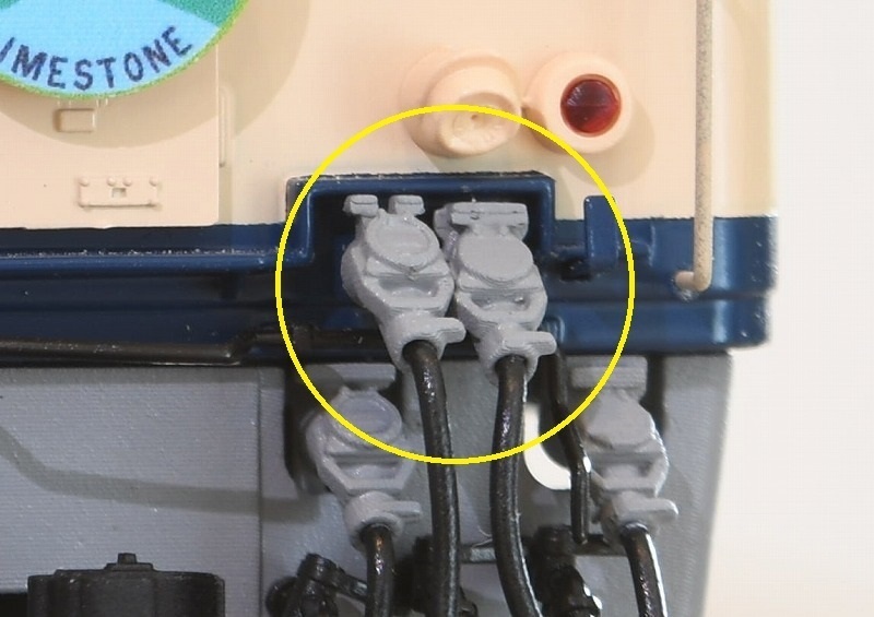 T社 HO EF641000車体側ジャンパ栓(1両分)