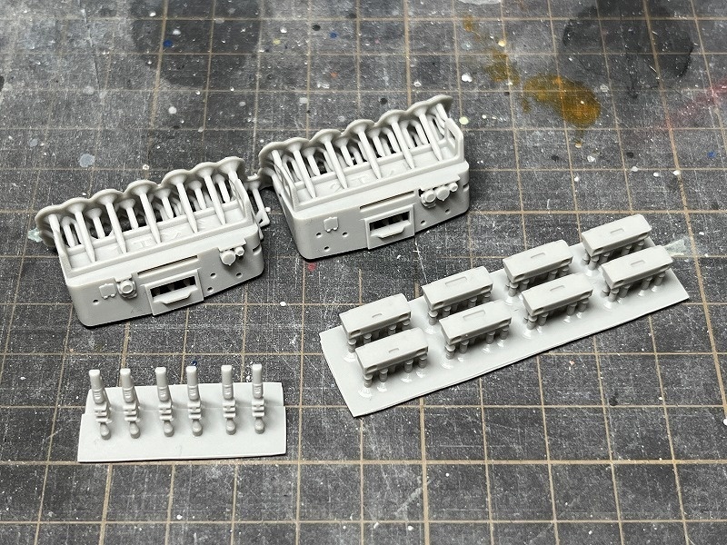 K社 HO EF65向けF型スカート1両分