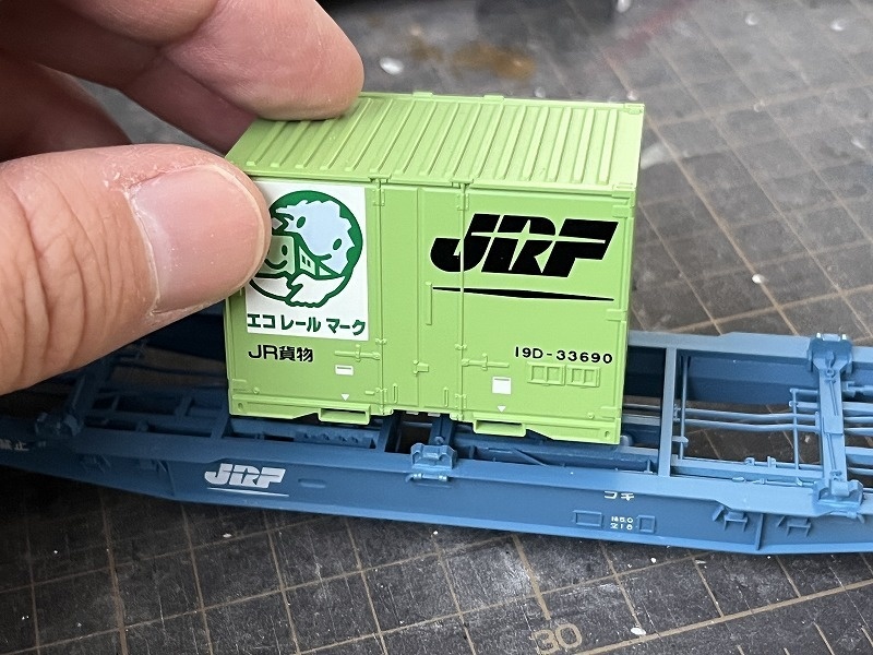 K社コキにT社コンテナを載せる治具(5ヶ)