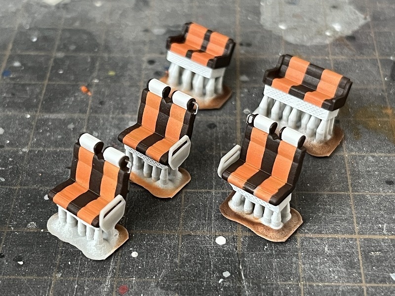 カツ社 HO 名鉄7000系【特別車】転換クロスシート:4両分