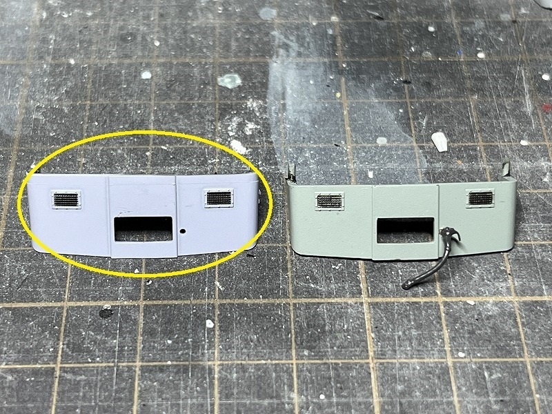 トラム社 HO EF60 やすらぎ色向けスカート(1両分)