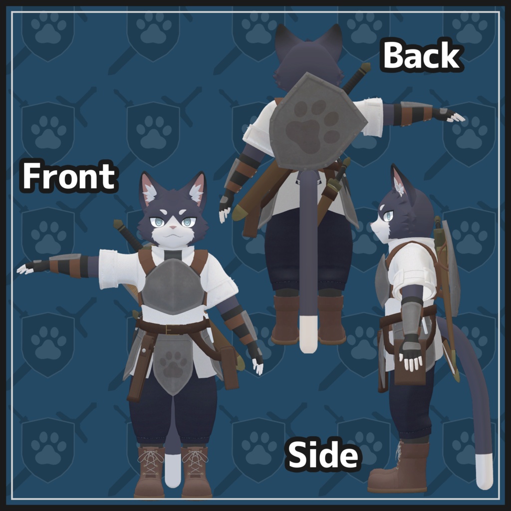 ニクス / オリジナル3Dモデル【VRChat】