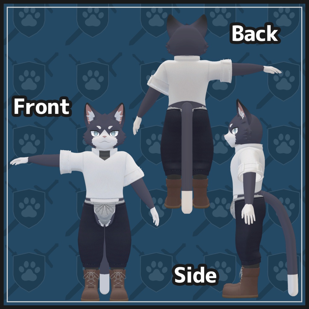 ニクス / オリジナル3Dモデル【VRChat】