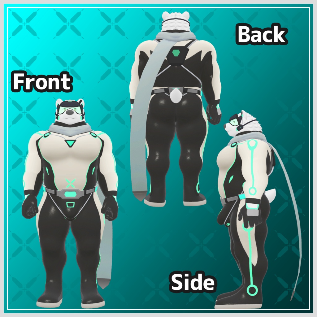 レイオス / オリジナル3Dモデル【VRChat】