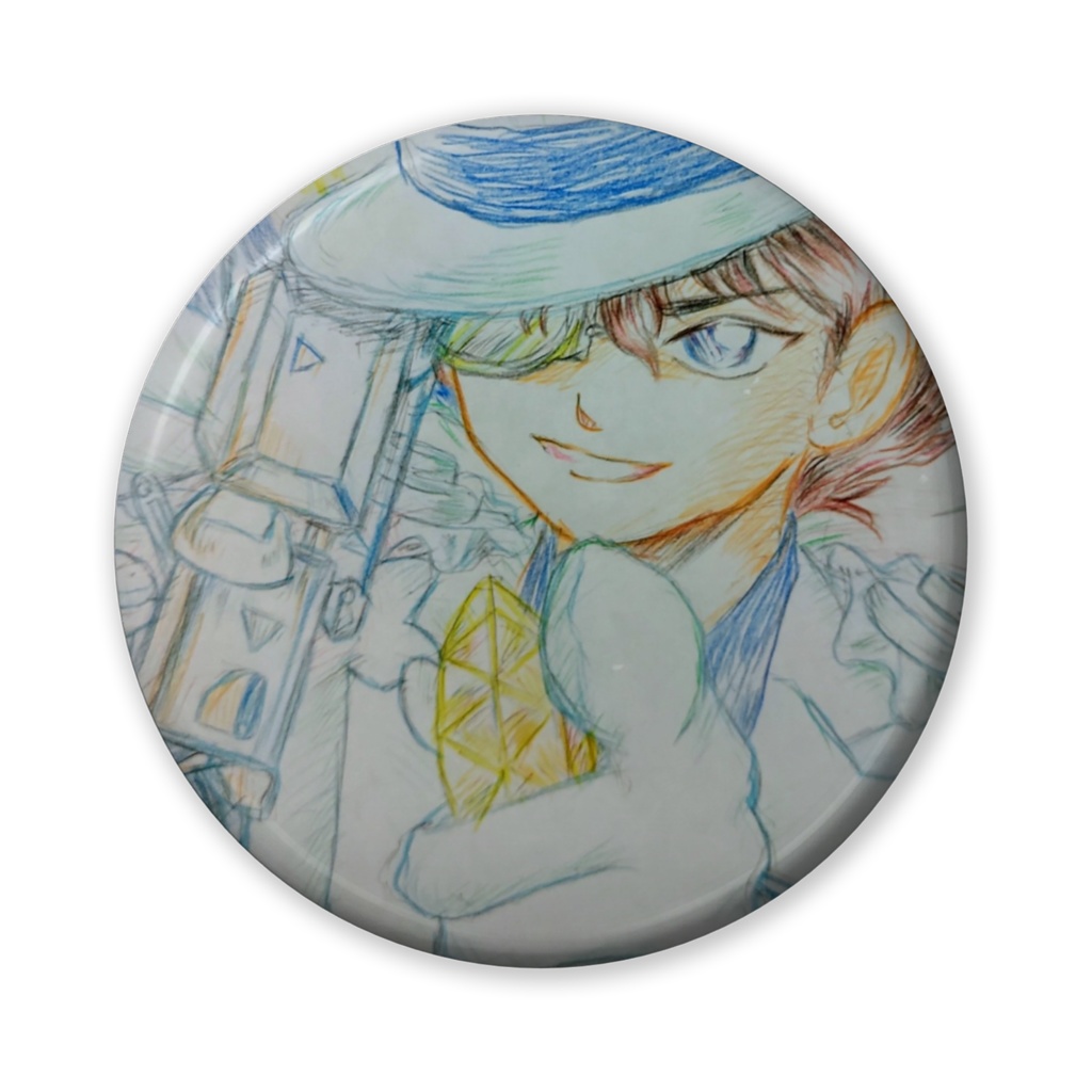 怪盗キッド缶バッチ５６ｍｍ