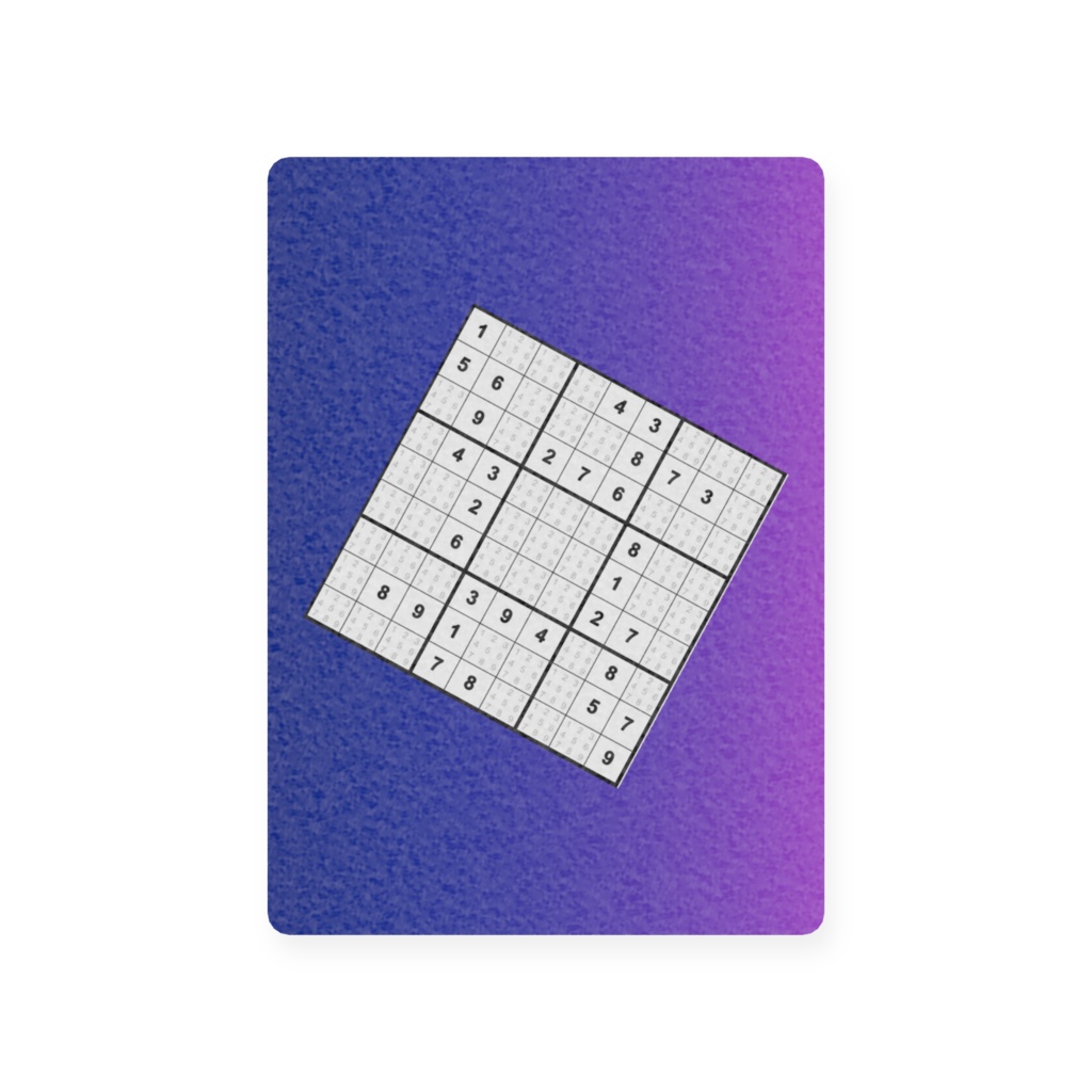 ナンプレプラスチックカード(2025/10/06)