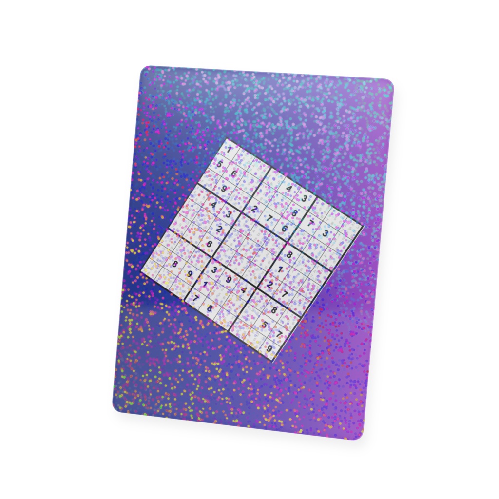 ナンプレプラスチックカード(2025/10/06)