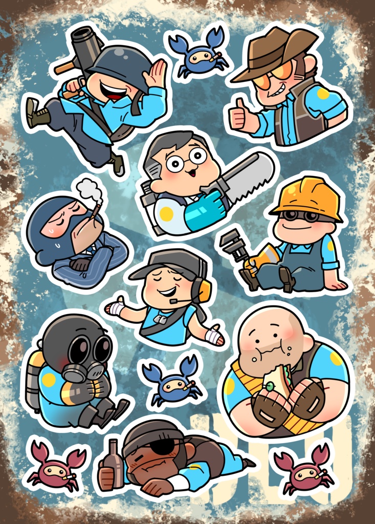 TF2 型抜きシール