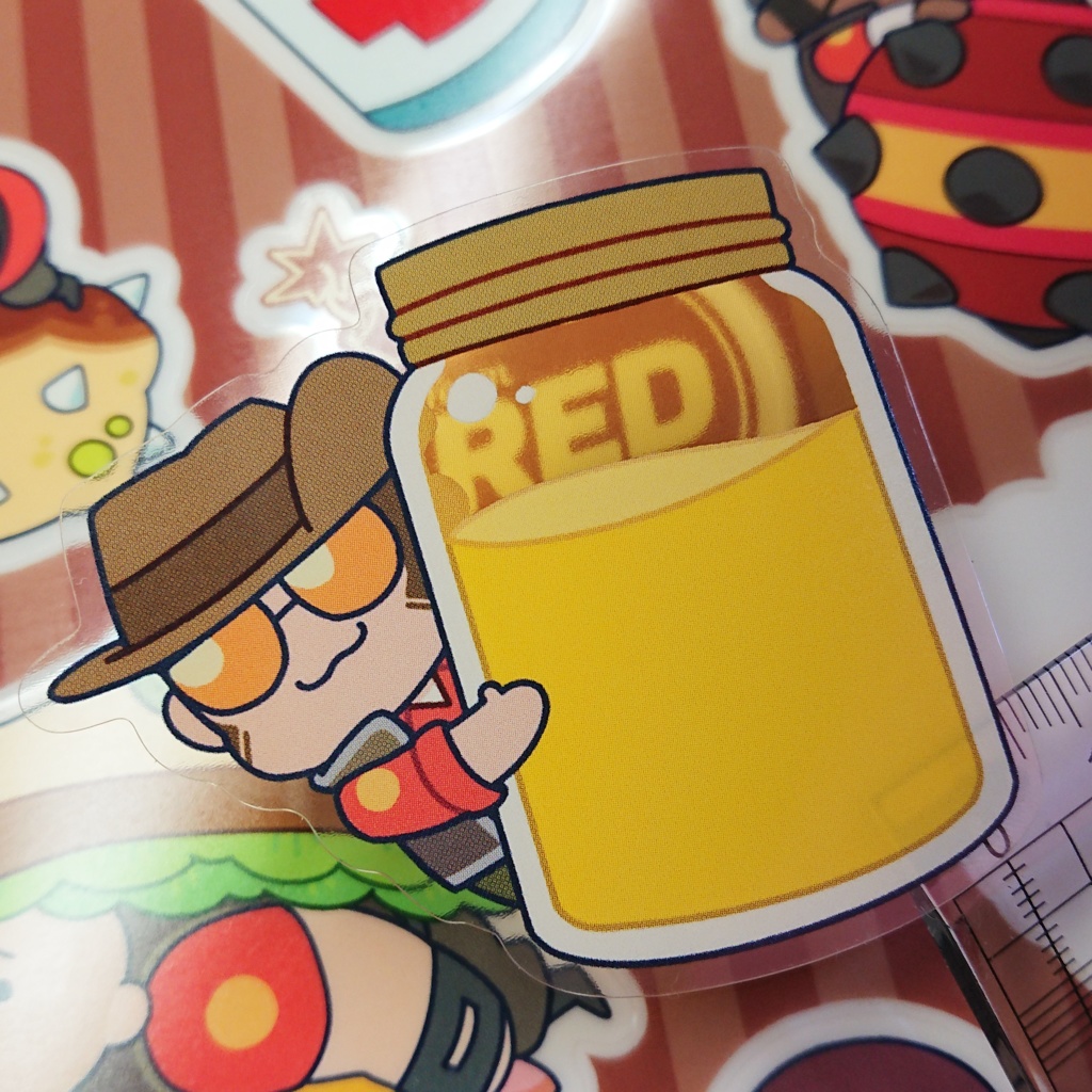 TF2 型抜きシール第二弾