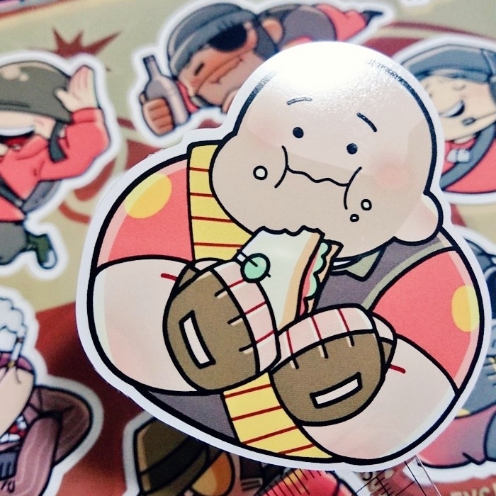 TF2 帰ってきた!型抜きシール