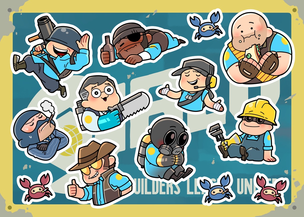 TF2 帰ってきた!型抜きシール