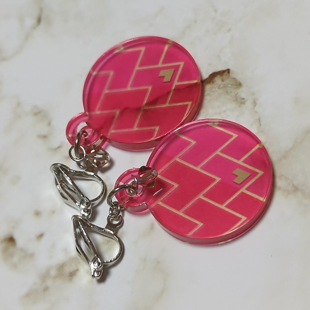 アクリルクリアイヤリング