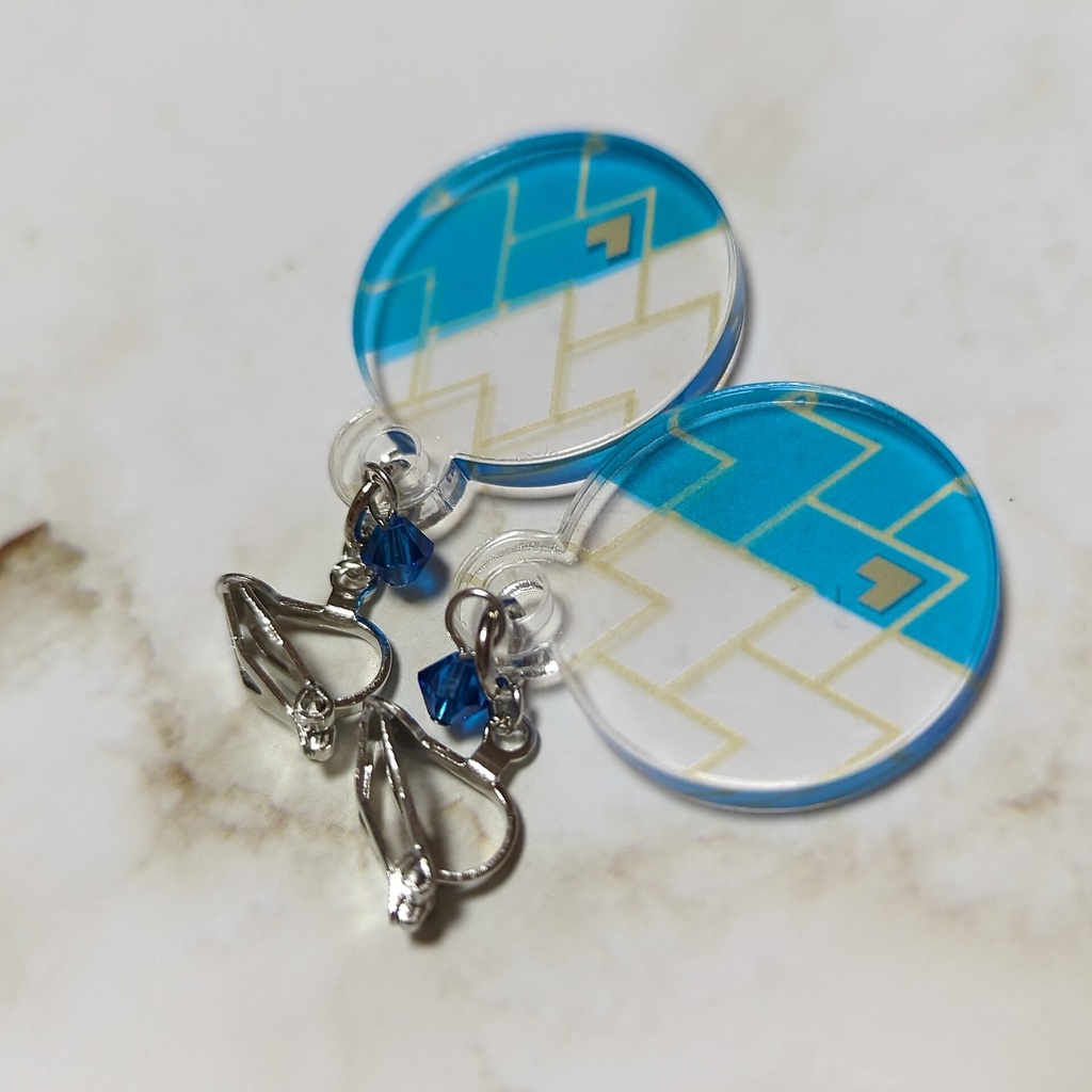 アクリルクリアイヤリング