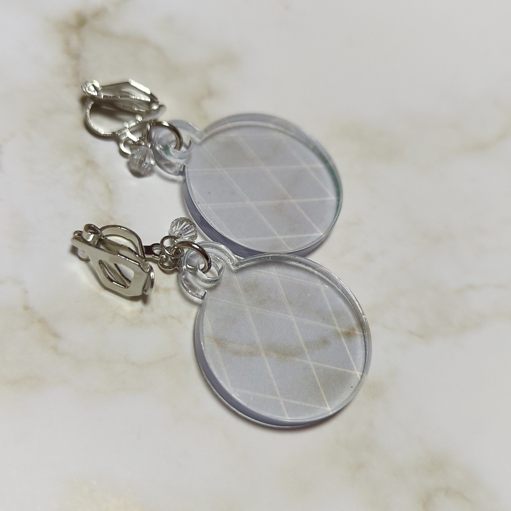 アクリルクリアイヤリング