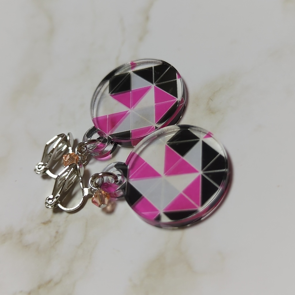 アクリルクリアイヤリング