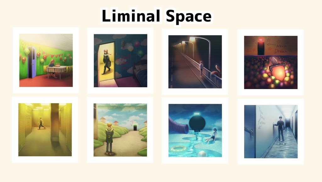 Liminal Spaceシールセット