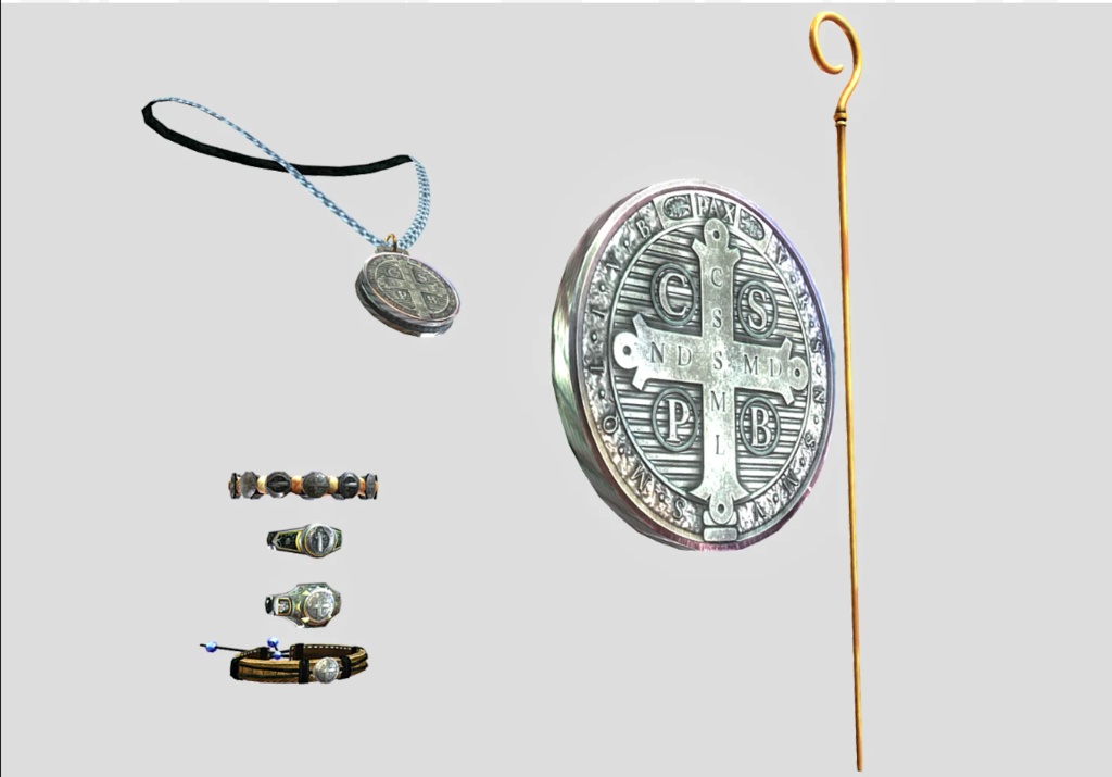 St. Benedict Medal (Avatar Asset Pack) ~ {VRChat}