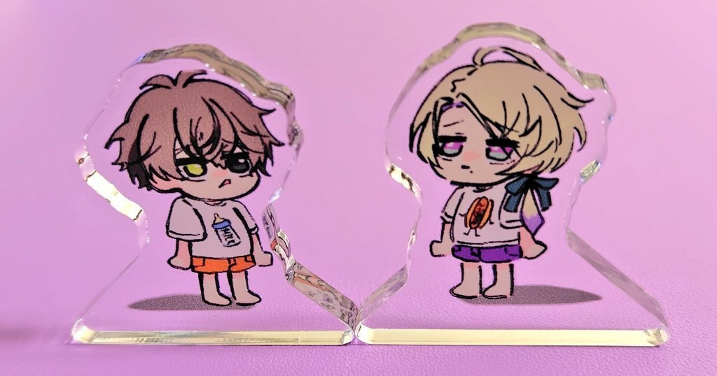 【非公式 unofficial】自立ミニアクスタ freestanding mini acrylic stand 「Look up」
