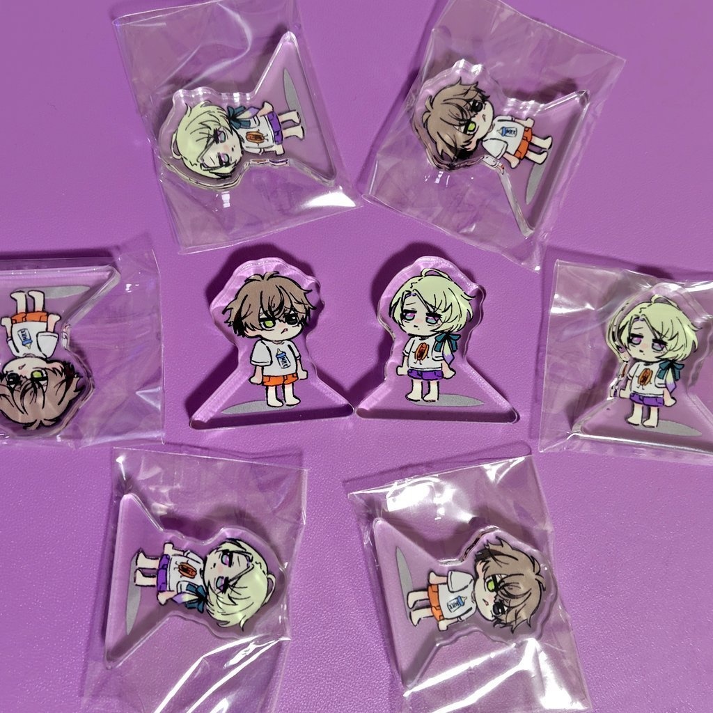 【非公式 unofficial】自立ミニアクスタ freestanding mini acrylic stand 「Look up」