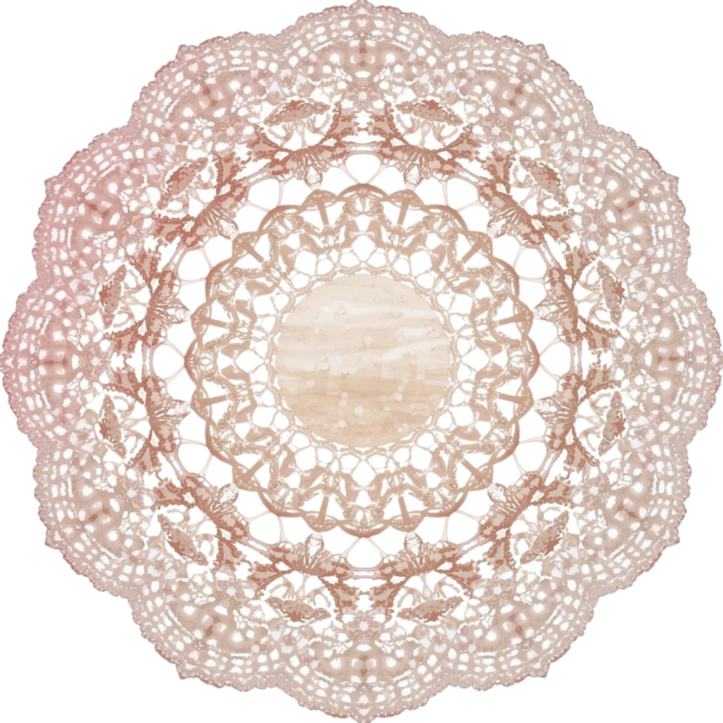 かぎ針編みシリーズ アンティーク水彩クリップアート(PNG透過・全12点)