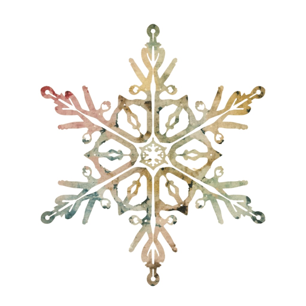 パステルアンティーク・クリスマス 水彩クリップアート20点セット(PNG)