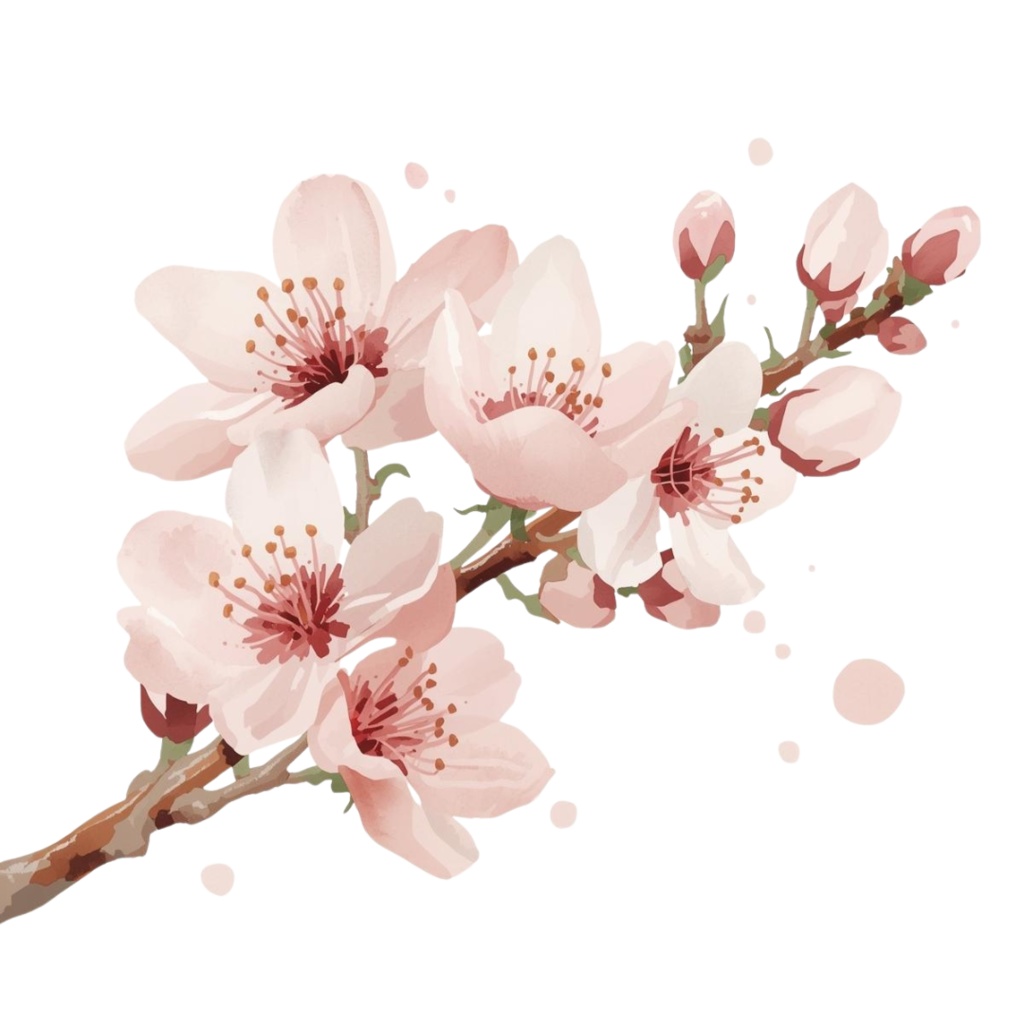 かわいい水彩イラスト 保育素材クリップアートセット(spring)PNG形式