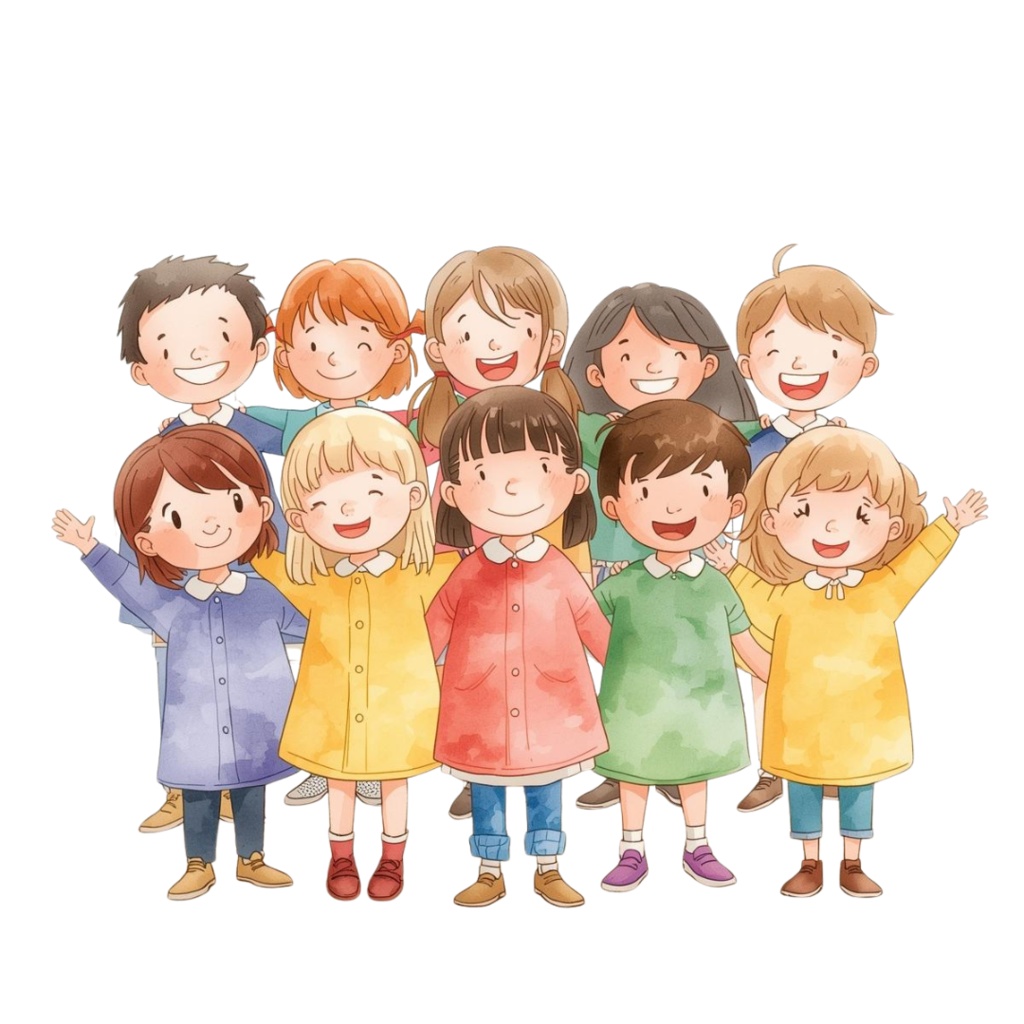 かわいい水彩イラスト 保育素材クリップアートセット(spring)PNG形式