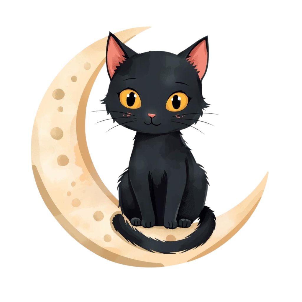 パステル水彩のかわいいハロウィーン クリップアートセット