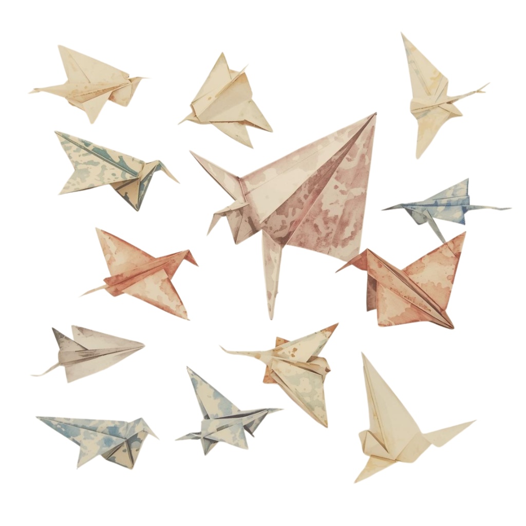 水彩 × パステル × ヴィンテージアメリカン 保育園クリップアート 25点セット(PNG)